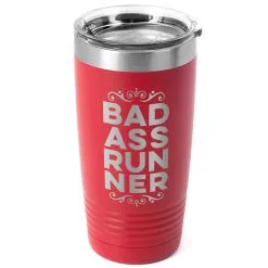 Running 20 Oz. Double Insulated Tumbler - Bad Ass Runner 21 Running 20 Oz. Double Insulated Tumbler - Bad Ass Runner -goneforarun Sales 2023 tr 36044 RED MAIN