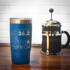 Running 20 Oz. Double Insulated Tumbler - Boston 26.2 -goneforarun Sales 2023 tr 36045 ROYAL COFFEE