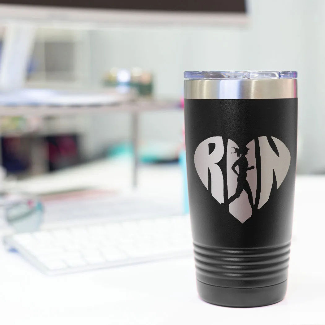 Running 20 Oz. Double Insulated Tumbler - Love The Run 9 Running 20 Oz. Double Insulated Tumbler - Love The Run - Image 7