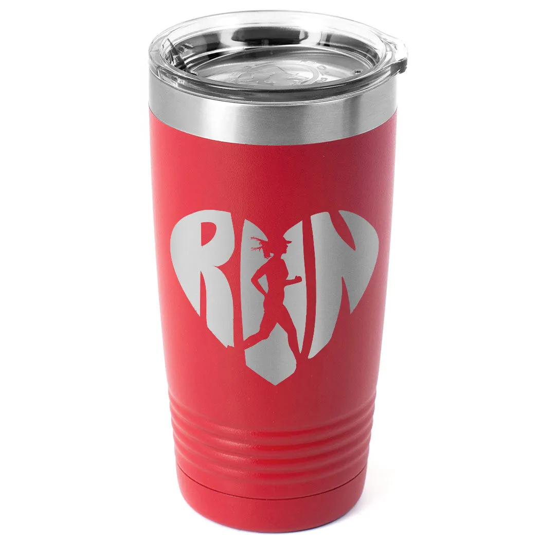 Running 20 Oz. Double Insulated Tumbler - Love The Run 11 Running 20 Oz. Double Insulated Tumbler - Love The Run - Image 9