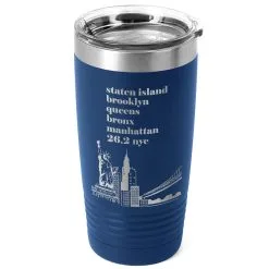 Running 20 Oz. Double Insulated Tumbler - NYC 26.2 Mantra -goneforarun Sales 2023 tr 36061 ROYAL MAIN