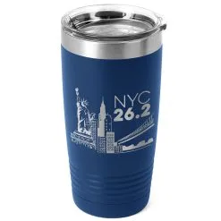 Running 20 Oz. Double Insulated Tumbler - NYC 26.2 -goneforarun Sales 2023 tr 36062 ROYAL MAIN