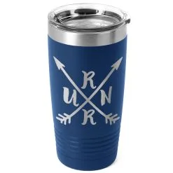Running 20 Oz. Double Insulated Tumbler - RUNR Crossed Arrows -goneforarun Sales 2023 tr 36066 ROYAL MAIN