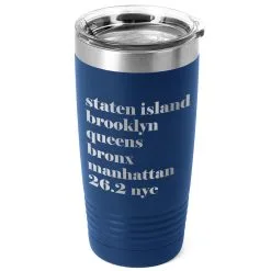 Running 20 Oz. Double Insulated Tumbler - Run Mantra (NYC) -goneforarun Sales 2023 tr 36069 ROYAL MAIN