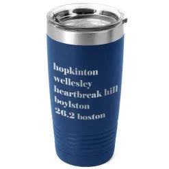 Running 20 Oz. Double Insulated Tumbler - Run Mantra Boston -goneforarun Sales 2023 tr 36074 ROYAL MAIN