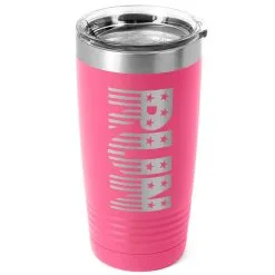 Running 20 Oz. Double Insulated Tumbler - Run Patriotic -goneforarun Sales 2023 tr 36075 PINK MAIN