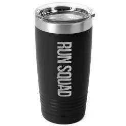 Running 20 Oz. Double Insulated Tumbler - Run Squad -goneforarun Sales 2023 tr 36076 BLACK MAIN