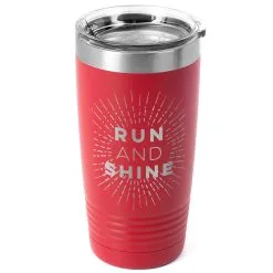 Running 20 Oz. Double Insulated Tumbler - Run And Shine -goneforarun Sales 2023 tr 36077 RED MAIN