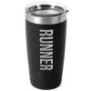 Running 20 Oz. Double Insulated Tumbler - Runner -goneforarun Sales 2023 tr 36078 BLACK MAIN