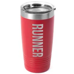 Running 20 Oz. Double Insulated Tumbler - Runner -goneforarun Sales 2023 tr 36078 RED MAIN