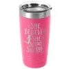 Running 20 Oz. Double Insulated Tumbler - She Believed She Could So She Did -goneforarun Sales 2023 tr 36081 PINK MAIN
