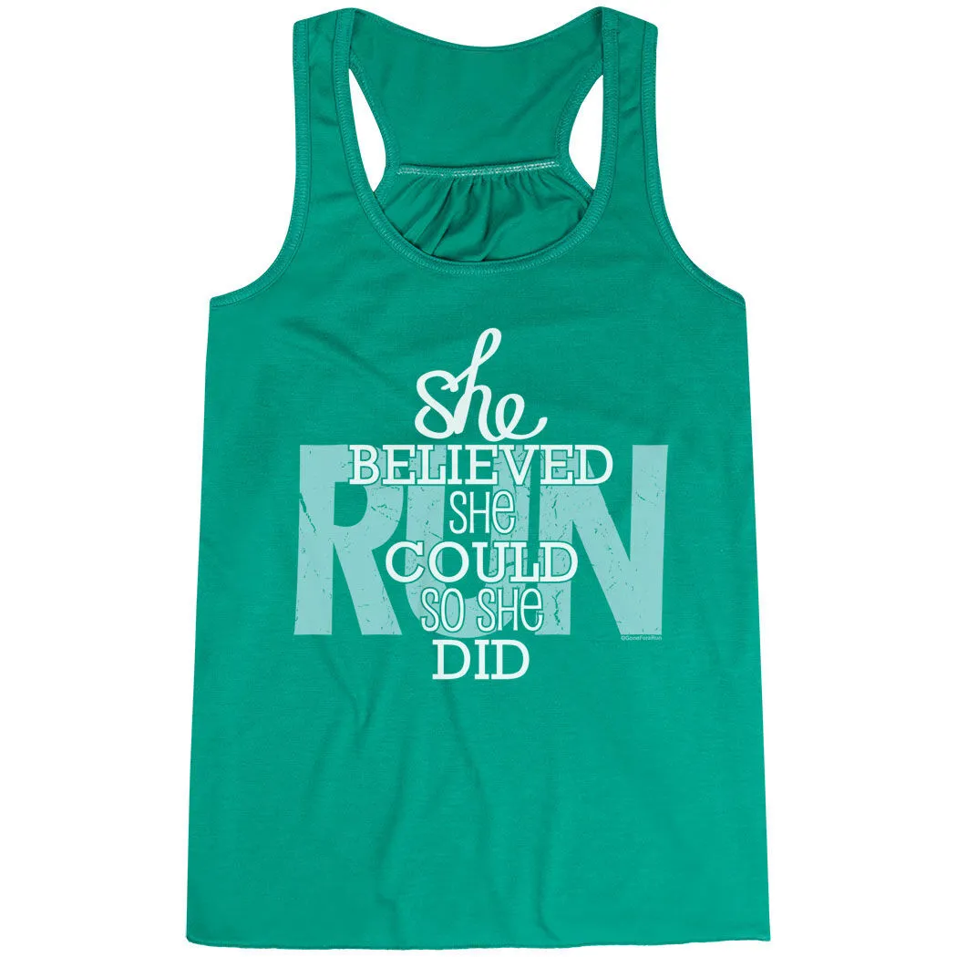 Flowy Racerback Tank Top - She Believed She Could So She Did 12 Flowy Racerback Tank Top - She Believed She Could So She Did - Image 10