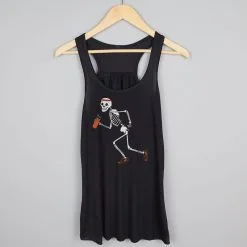 Flowy Racerback Tank Top - Never Stop Running -goneforarun Sales 2023 tr 36142 BLACK HANGER