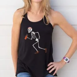 Flowy Racerback Tank Top - Never Stop Running -goneforarun Sales 2023 tr 36142 BLACK ZOOM