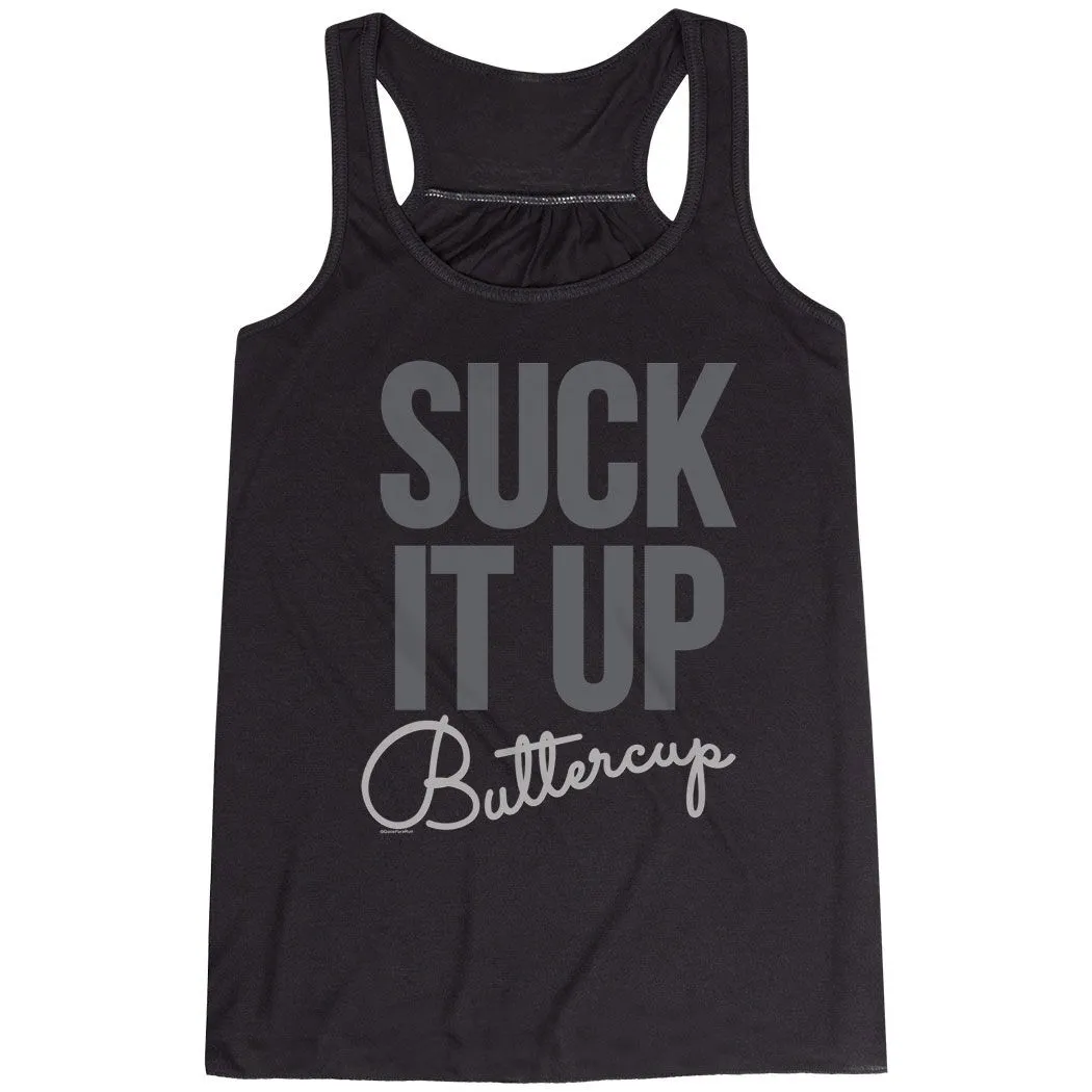Flowy Racerback Tank Top - Suck It Up Buttercup 9 Flowy Racerback Tank Top - Suck It Up Buttercup - Image 7