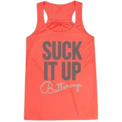 Flowy Racerback Tank Top - Suck It Up Buttercup 22 Flowy Racerback Tank Top - Suck It Up Buttercup -goneforarun Sales 2023 tr 36151 CORAL MAIN