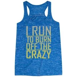 Flowy Racerback Tank Top - I Run To Burn Off The Crazy 20 Flowy Racerback Tank Top - I Run To Burn Off The Crazy -goneforarun Sales 2023 tr 36155 BLUE MAIN