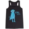 Flowy Racerback Tank Top - Never Run Alone -goneforarun Sales 2023 tr 36182 BLACK MAIN