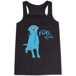 Flowy Racerback Tank Top - Never Run Alone