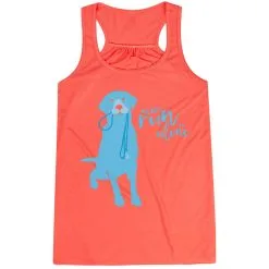 Flowy Racerback Tank Top - Never Run Alone -goneforarun Sales 2023 tr 36182 CORAL MAIN