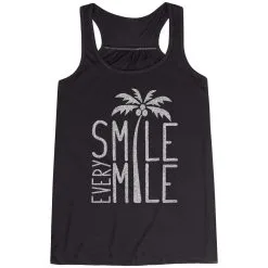Flowy Racerback Tank Top - Smile Every Mile 17 Flowy Racerback Tank Top - Smile Every Mile -goneforarun Sales 2023 tr 36185 BLACK MAIN