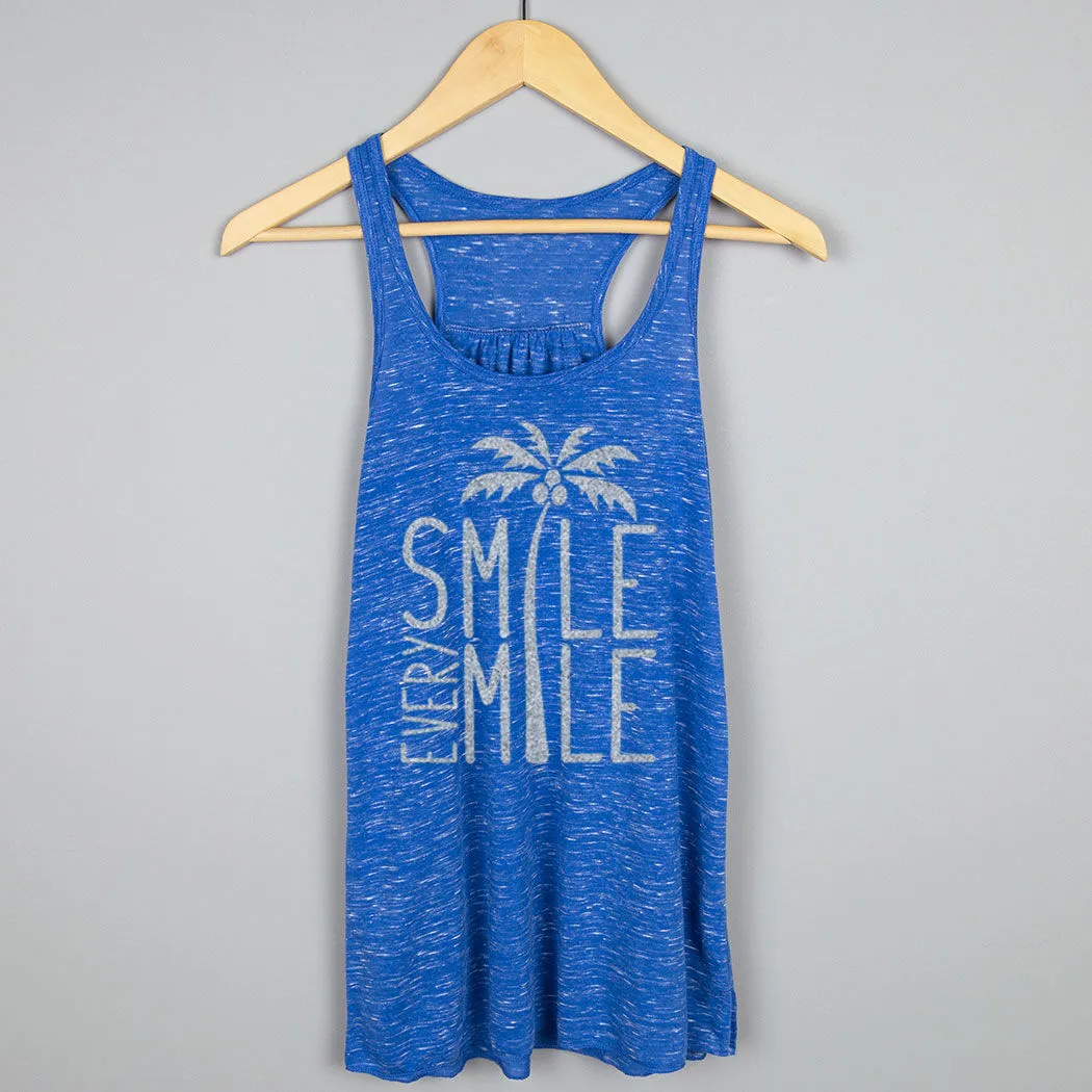 Flowy Racerback Tank Top - Smile Every Mile 5 Flowy Racerback Tank Top - Smile Every Mile - Image 3