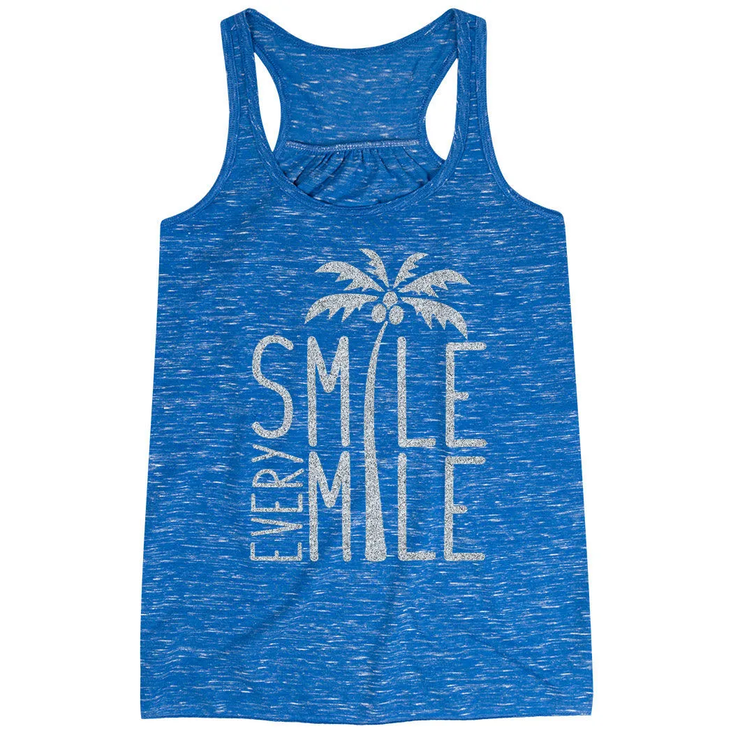 Flowy Racerback Tank Top - Smile Every Mile 3 Flowy Racerback Tank Top - Smile Every Mile