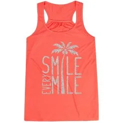 Flowy Racerback Tank Top - Smile Every Mile 18 Flowy Racerback Tank Top - Smile Every Mile -goneforarun Sales 2023 tr 36185 CORAL MAIN