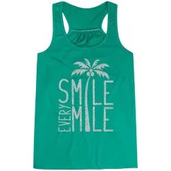 Flowy Racerback Tank Top - Smile Every Mile 19 Flowy Racerback Tank Top - Smile Every Mile -goneforarun Sales 2023 tr 36185 GREEN MAIN