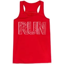 Flowy Racerback Tank Top - Run With Inspiration -goneforarun Sales 2023 tr 36186 RED MAIN