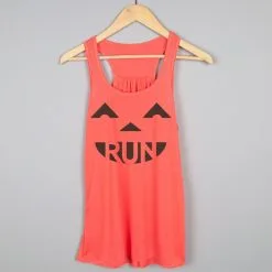 Flowy Racerback Tank Top - Pumpkin Run -goneforarun Sales 2023 tr 36193 CORAL HANGER