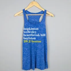Flowy Racerback Tank Top - Run Mantra - Boston -goneforarun Sales 2023 tr 36219 BLUE HANGER