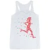 Flowy Racerback Tank Top - Heartfelt Runner Girl -goneforarun Sales 2023 tr 36223 WHITE MAIN