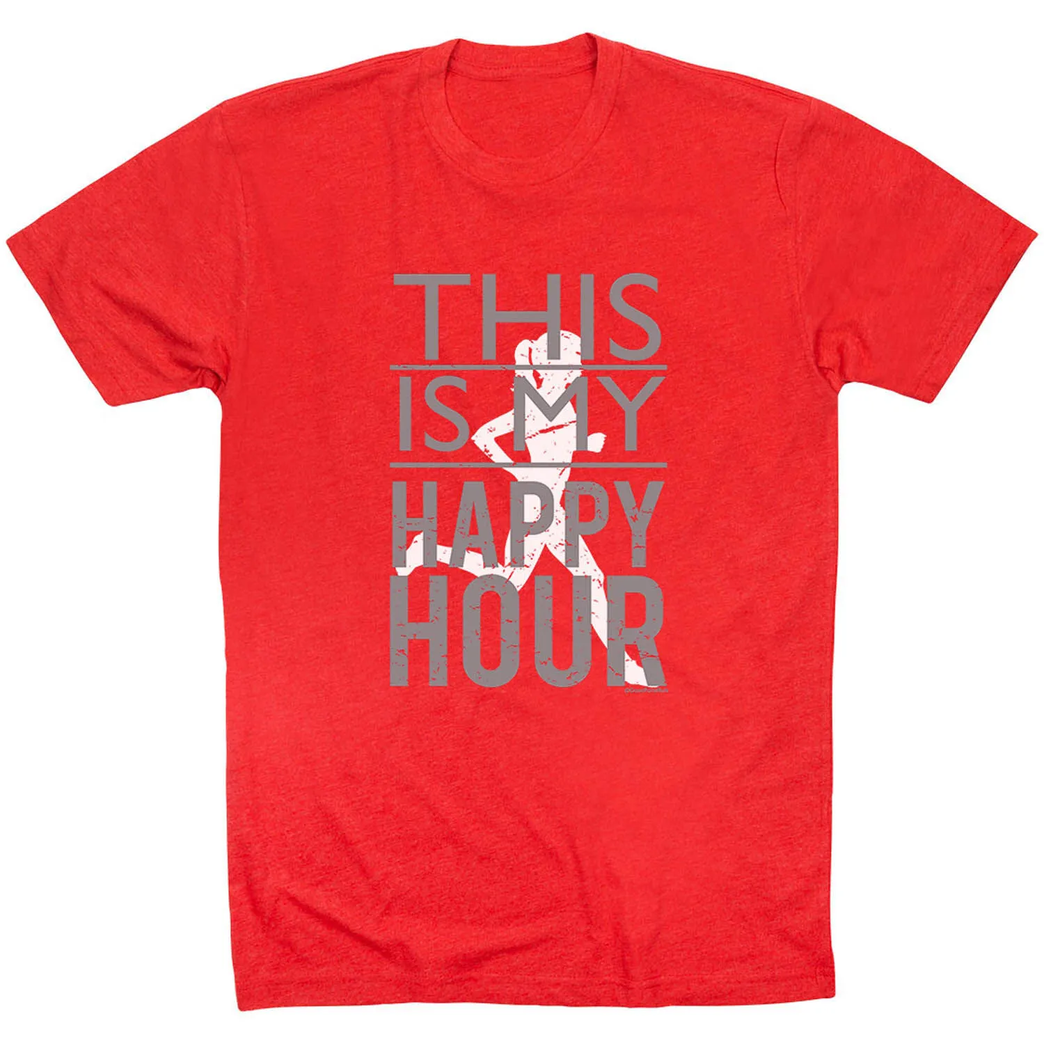 Running Short Sleeve T-Shirt - This Is My Happy Hour 3 Running Short Sleeve T-Shirt - This Is My Happy Hour