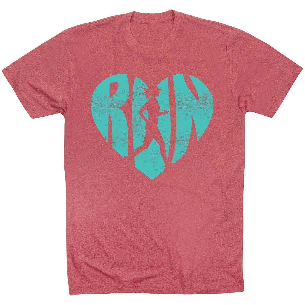 Running Short Sleeve T-Shirt - Love The Run 10 Running Short Sleeve T-Shirt - Love The Run - Image 8