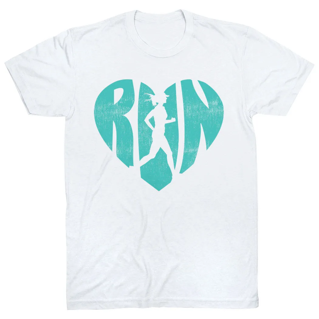 Running Short Sleeve T-Shirt - Love The Run 12 Running Short Sleeve T-Shirt - Love The Run - Image 10