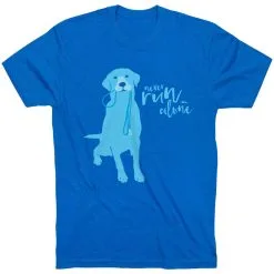 Running Short Sleeve T-Shirt - Never Run Alone -goneforarun Sales 2023 tr 36287 ROYAL FLAT