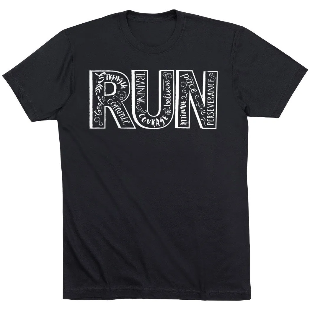 Running Short Sleeve T-Shirt - Run With Inspiration 6 Running Short Sleeve T-Shirt - Run With Inspiration - Image 4