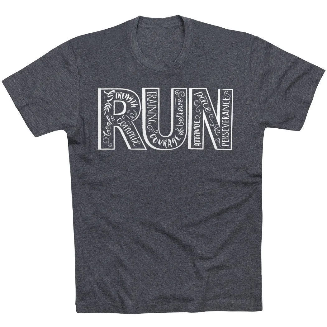 Running Short Sleeve T-Shirt - Run With Inspiration 7 Running Short Sleeve T-Shirt - Run With Inspiration - Image 5
