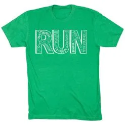 Running Short Sleeve T-Shirt - Run With Inspiration 22 Running Short Sleeve T-Shirt - Run With Inspiration -goneforarun Sales 2023 tr 36291 GREEN FLAT