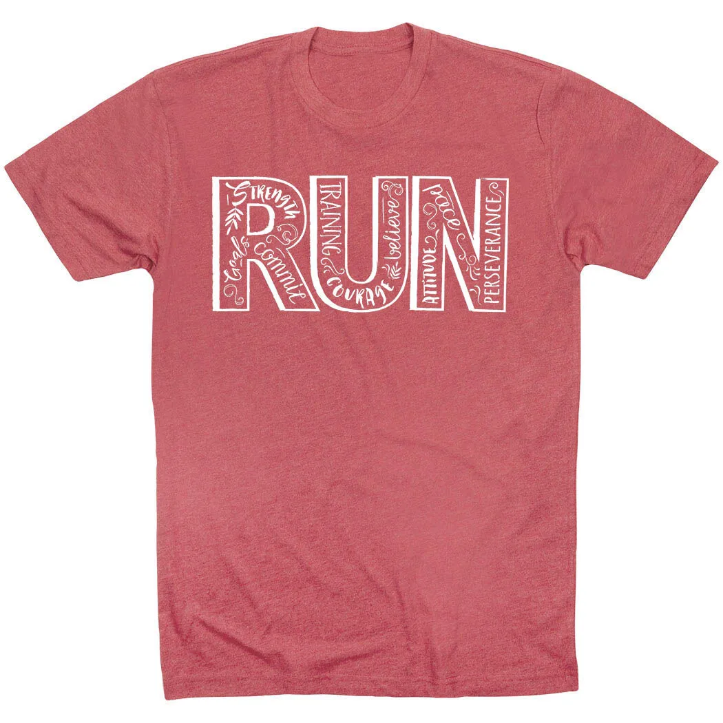 Running Short Sleeve T-Shirt - Run With Inspiration 11 Running Short Sleeve T-Shirt - Run With Inspiration - Image 9