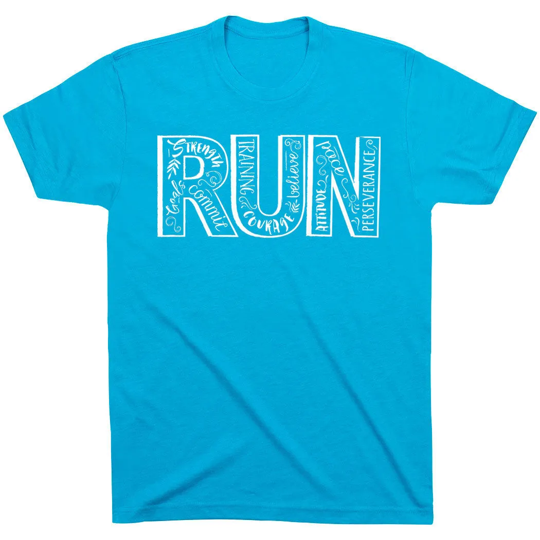 Running Short Sleeve T-Shirt - Run With Inspiration 3 Running Short Sleeve T-Shirt - Run With Inspiration