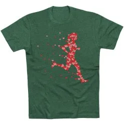 Running Short Sleeve T-Shirt - Heartfelt Runner Girl 19 Running Short Sleeve T-Shirt - Heartfelt Runner Girl -goneforarun Sales 2023 tr 36300 FORESTGREEN FLAT