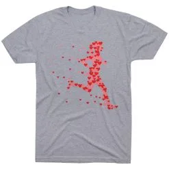 Running Short Sleeve T-Shirt - Heartfelt Runner Girl 20 Running Short Sleeve T-Shirt - Heartfelt Runner Girl -goneforarun Sales 2023 tr 36300 GRAY FLAT