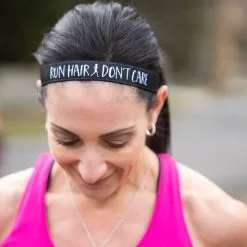 Athletic Juliband Non-Slip Headband - Run Hair Don't Care -goneforarun Sales 2023 tr 36656 BLACKWHITE LIFESTYLE 1