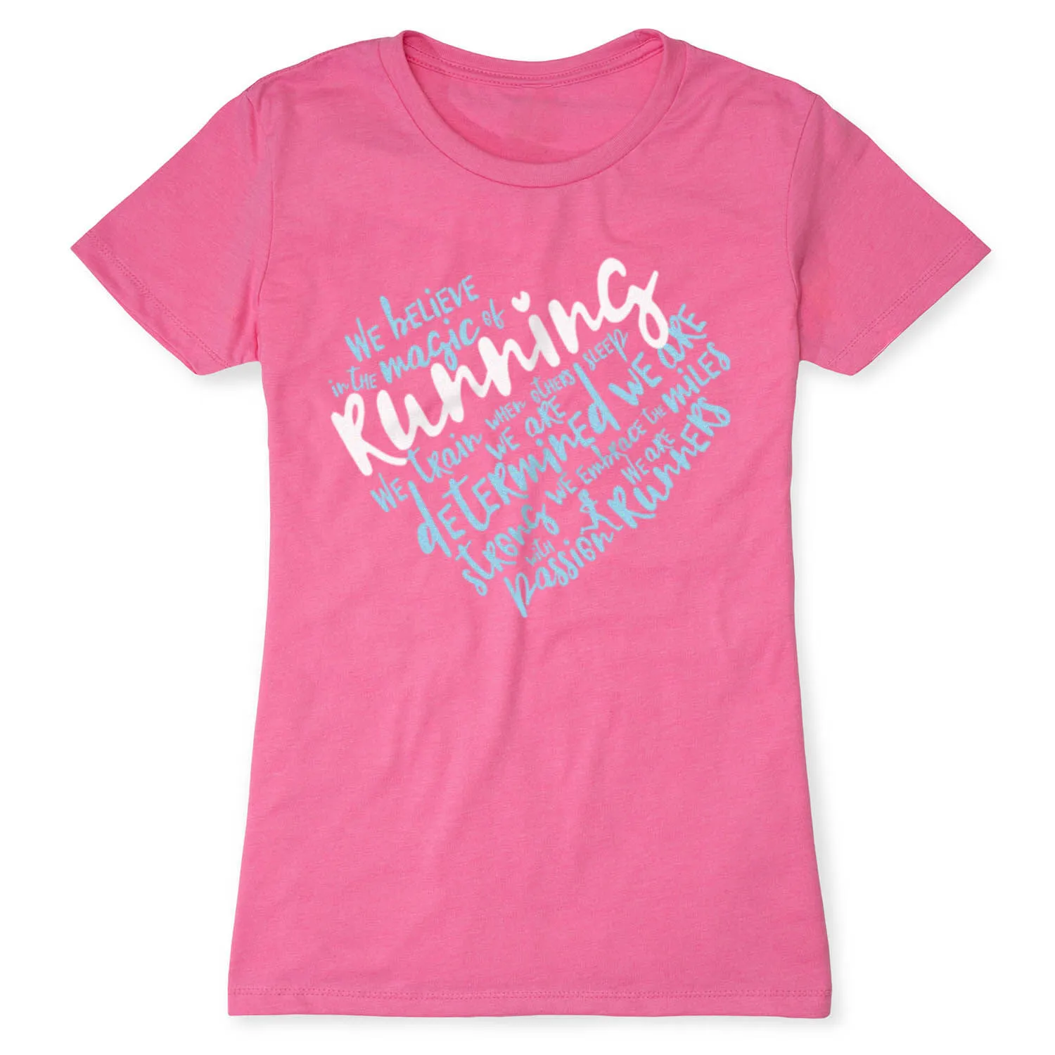 Women's Everyday Runners Tee - Live Love Run Heart 8 Women's Everyday Runners Tee - Live Love Run Heart - Image 6