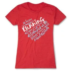 Women's Everyday Runners Tee - Live Love Run Heart 19 Women's Everyday Runners Tee - Live Love Run Heart -goneforarun Sales 2023 tr 36688 RED