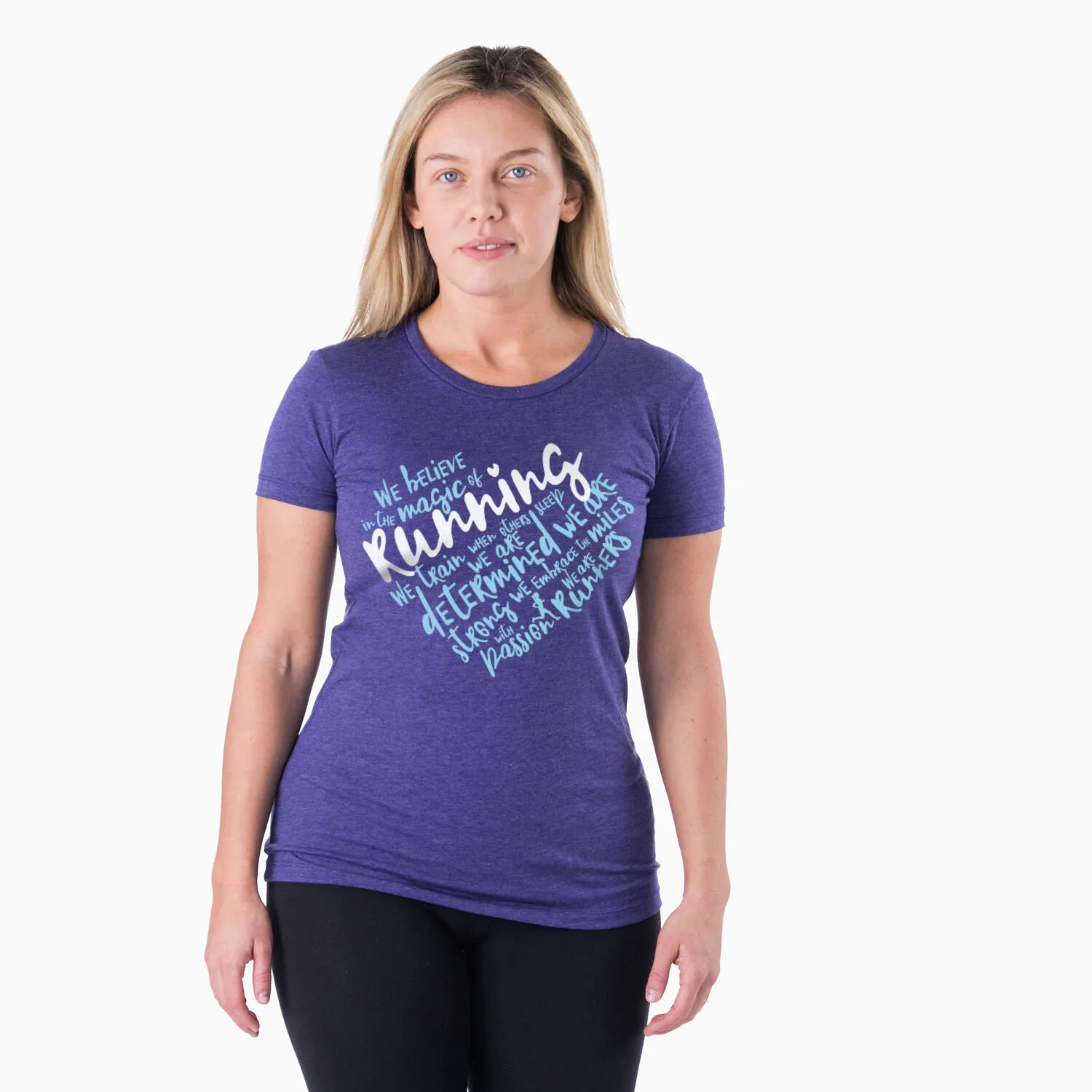 Women's Everyday Runners Tee - Live Love Run Heart 4 Women's Everyday Runners Tee - Live Love Run Heart - Image 2