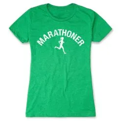 Women's Everyday Runners Tee - Marathoner Girl -goneforarun Sales 2023 tr 36793 GREEN