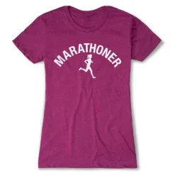 Women's Everyday Runners Tee - Marathoner Girl -goneforarun Sales 2023 tr 36793 LUSHBERRY